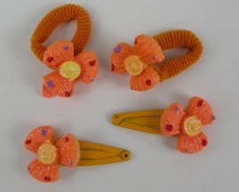 Mixverpakking oranje met bloem.