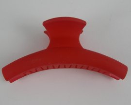 Haarklem rubber rood.