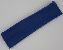 Haarband blauw.