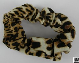 Scrunchie bruin.