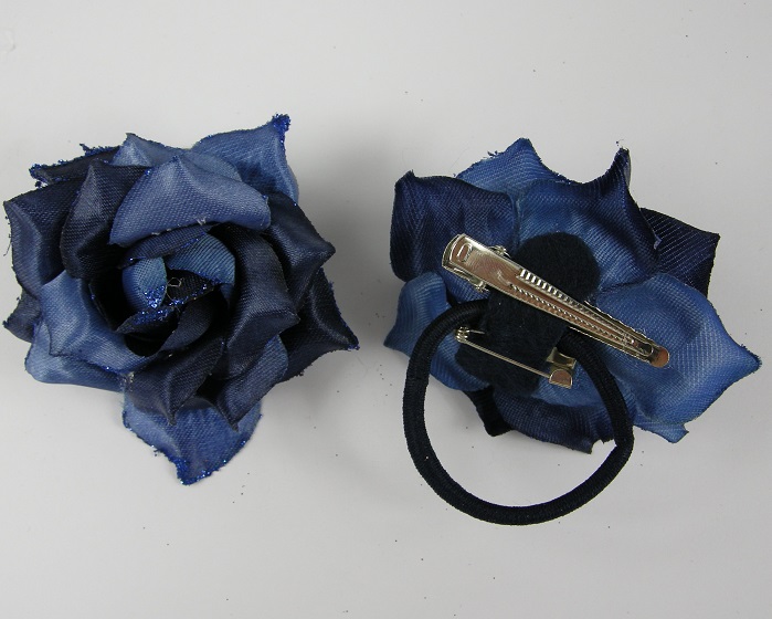 (image for) Roos gemeleerd blauw. - Klik op afbeelding om te sluiten
