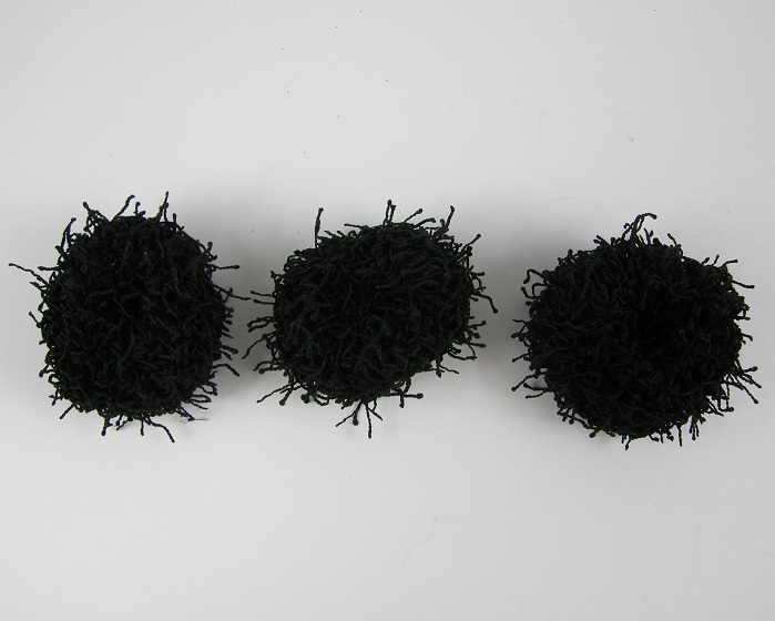 (image for) 3 Spriet haarelastieken zwart. - Klik op afbeelding om te sluiten