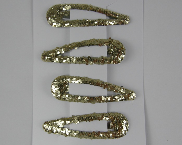 (image for) 4 klikklaks goud glitter.