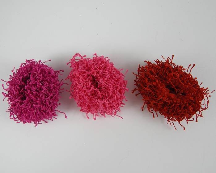(image for) 3 Spriet haarelastieken roze.