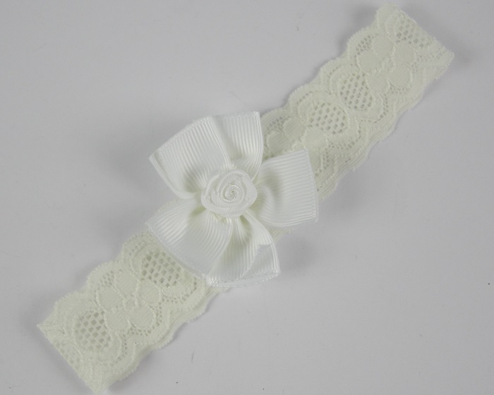 (image for) Haarband creme met strik.