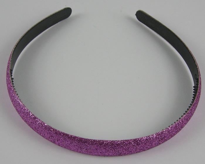 (image for) Diadeem met glitters paars.