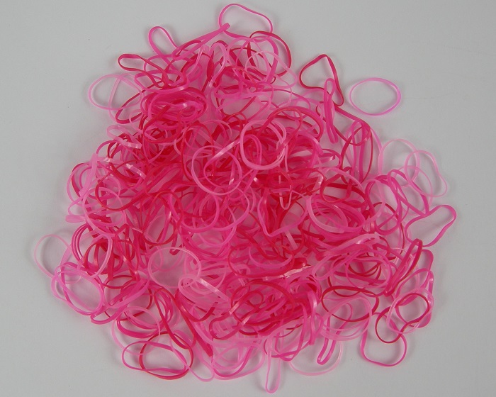 (image for) 250 haarelastieken assorti roze. - Klik op afbeelding om te sluiten