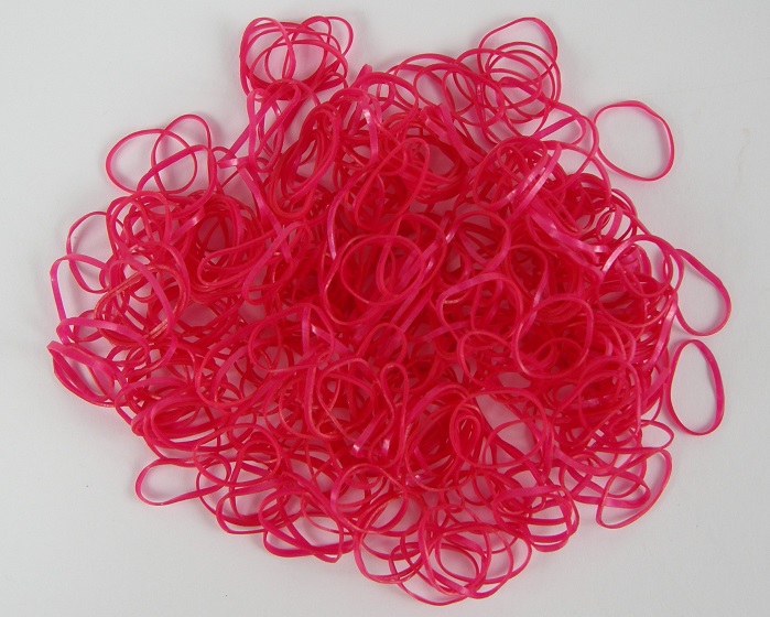 (image for) 250 haarelastieken rood.
