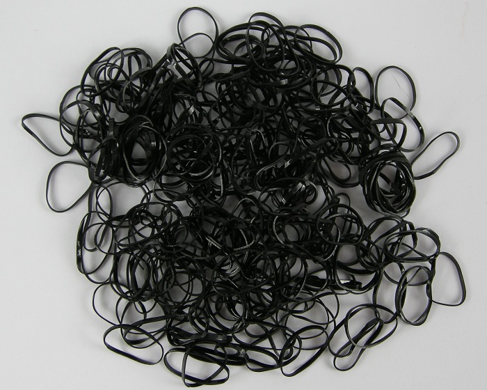 (image for) 250 haarelastieken zwart.