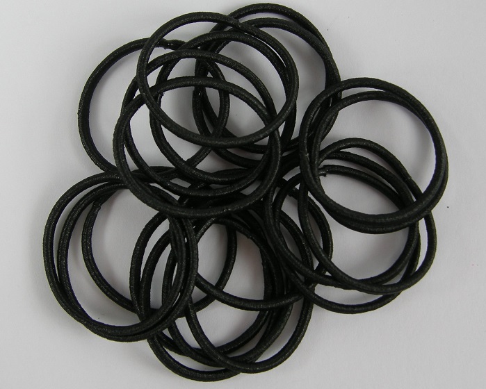 (image for) 20 haarelastieken endless zwart.