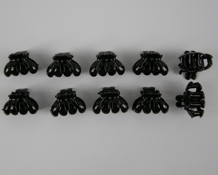 (image for) 10 Haarklemmetjes zwart.