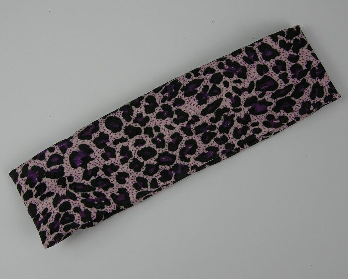 (image for) Haarband stip roze paars. - Klik op afbeelding om te sluiten