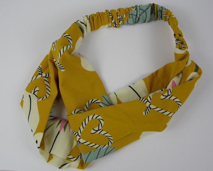 (image for) Haarband bloem geel.