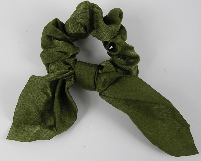 (image for) Scrunchie groen strik.