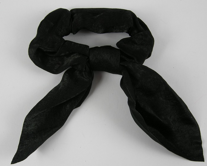 (image for) Scrunchie zwart strik.