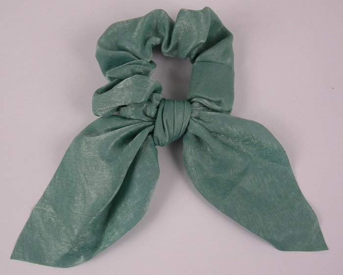 (image for) Scrunchie groen strik.