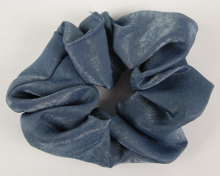 (image for) Scrunchie blauw. - Klik op afbeelding om te sluiten
