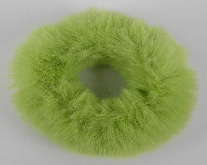 (image for) Scrunchie groen harig.