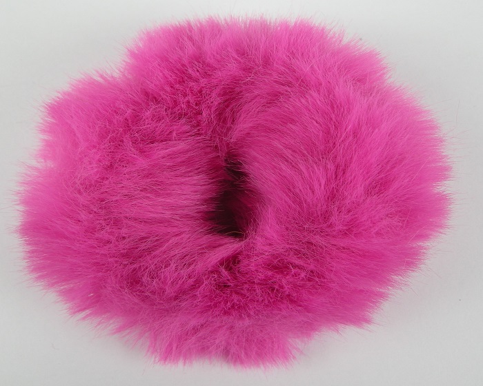 (image for) Scrunchie roze harig.