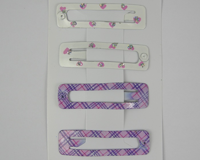 (image for) 4 klikklaks paars en wit recht.
