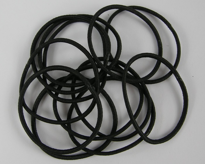 (image for) 12 haarelastieken endless zwart.