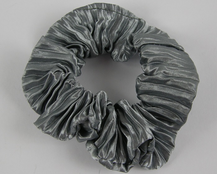 (image for) Scrunchie grijs ribbel.